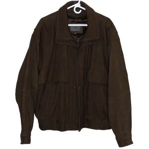 Bod & Christensen Brown Leather Coat, size 44